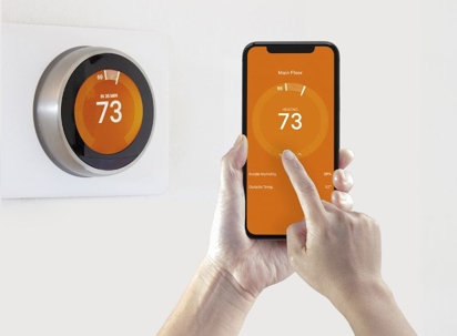 thermostat and app on phone
